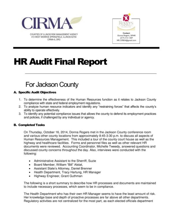 Free Hr Audit Report Template PRINTABLE TEMPLATES