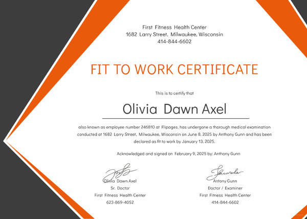 Fit To Work Medical
