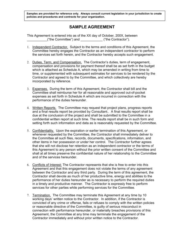 employment agreement template with terms of compensation 1