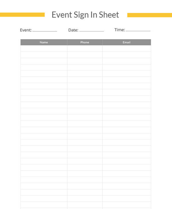 Signing In Sheet Template Excel from images.sampletemplates.com
