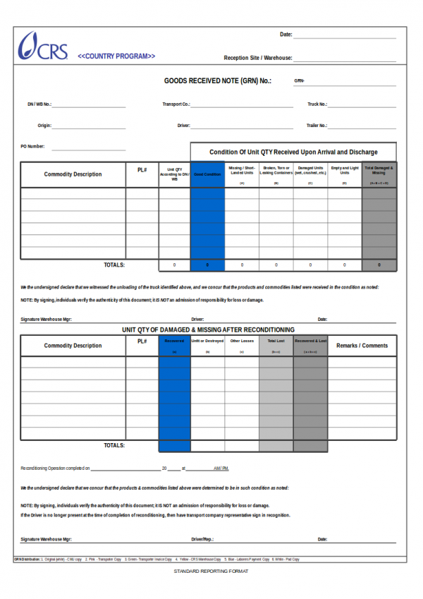 FREE 12 Goods Receipt Templates In PDF MS Word Excel