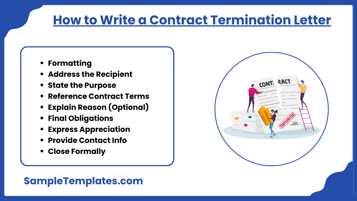 how to write a contract termination letter