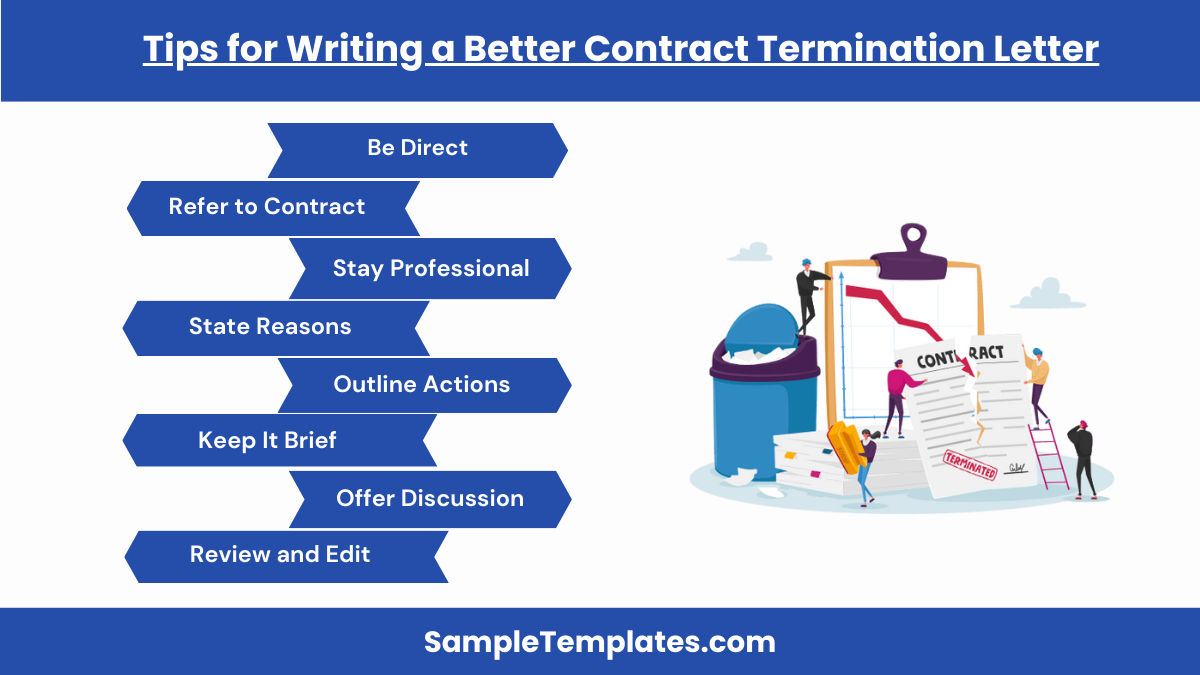 tips for writing a better contract termination letter