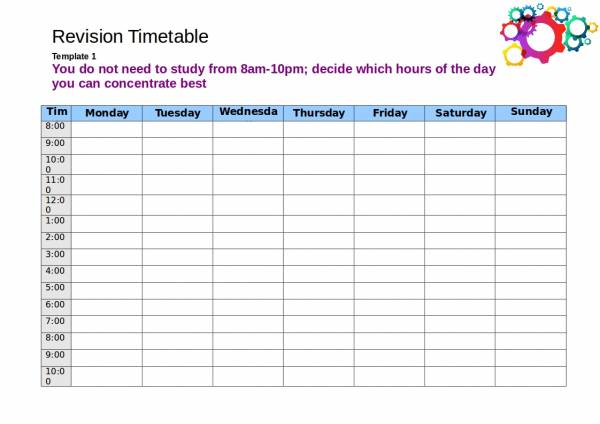 FREE 15 Study Planner Templates In PDF MS Word