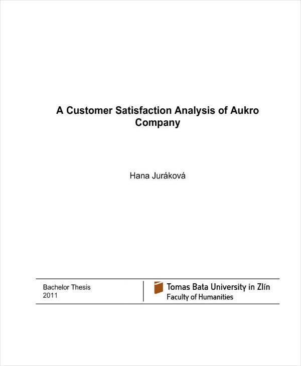 customer service satisfaction swot analysis
