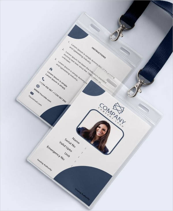 64+ Amazing ID Card Templates to Download | Sample Templates