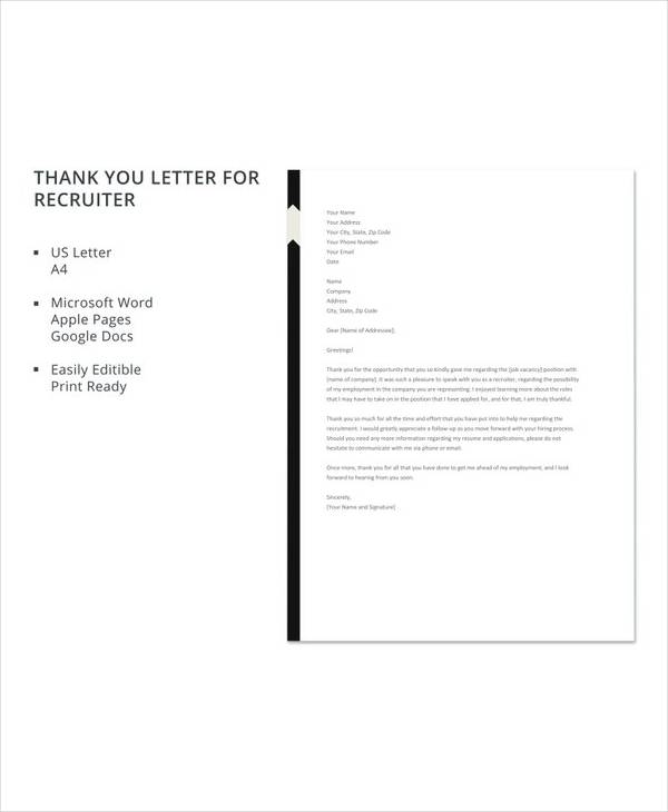 13+ Sample Professional Thank You Letters – PDF, DOC, Apple Pages ...