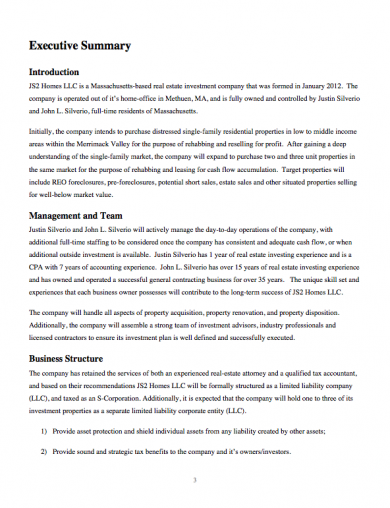 FREE 10 Rental Property Business Plan Templates In PDF MS Word