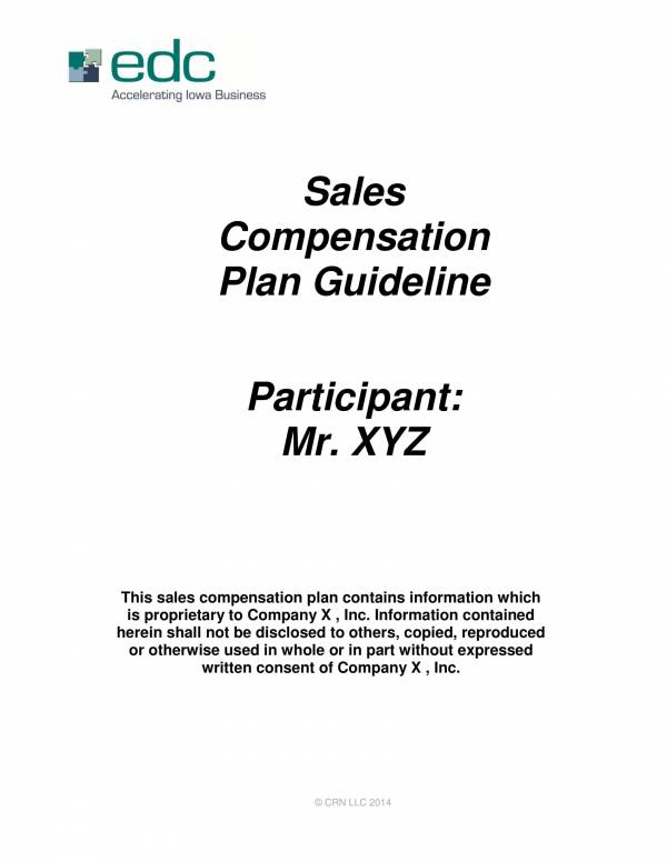 FREE 12+ Sales Compensation Plan Templates in PDF MS Word