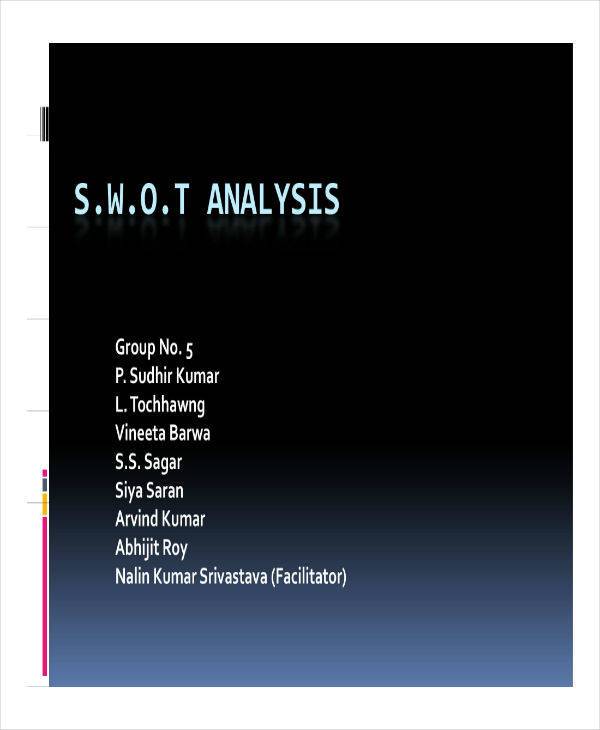 accounting swot analysis sample