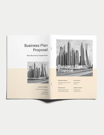 business plan proposal template
