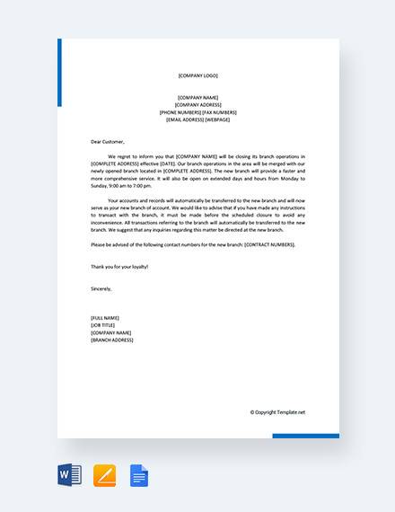 FREE 11+ Sample Closing Business Letter Templates in PDF ...