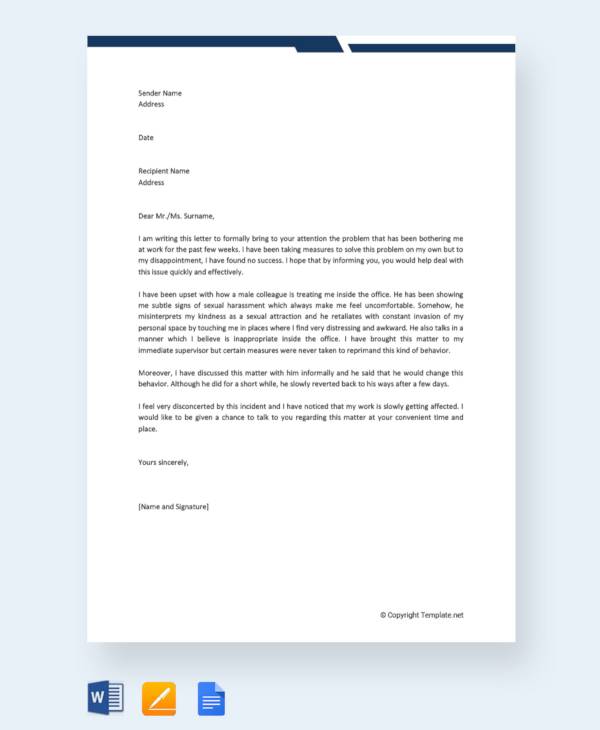 Grievance Template Letters