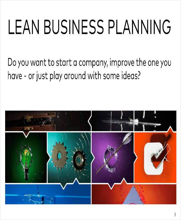 lean business planning
