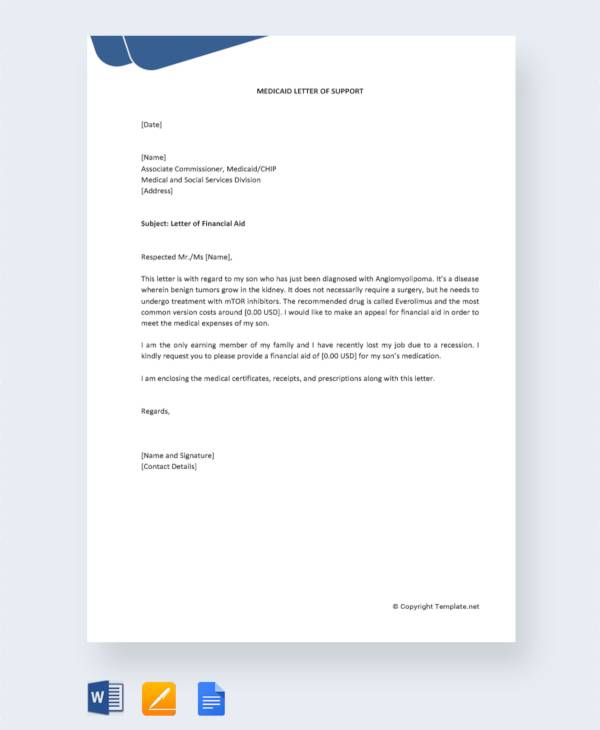 Financial Support Letter From Parents from images.sampletemplates.com