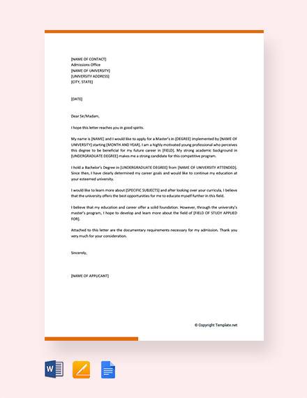 FREE 9 Sample Motivation Letter Templates In PDF MS Word Google 