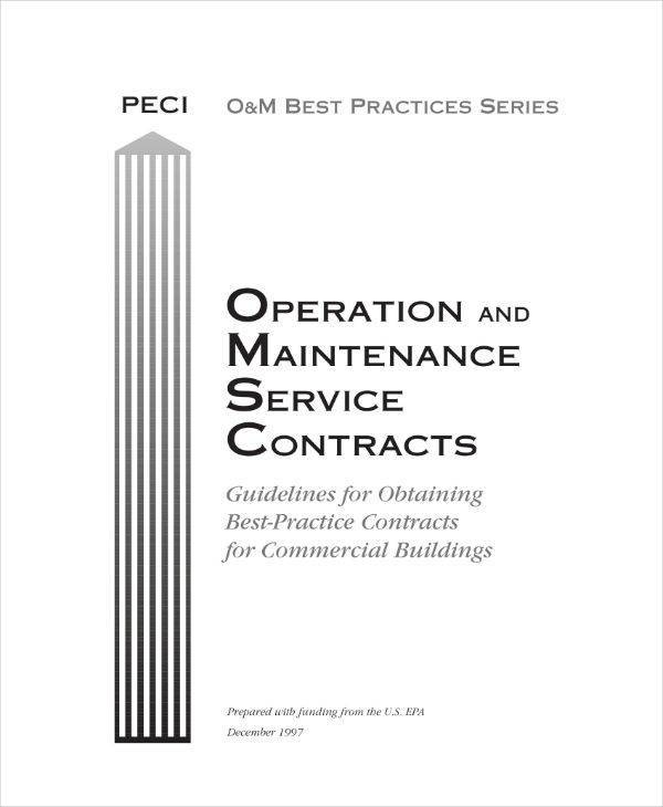 operation maintenance service contract