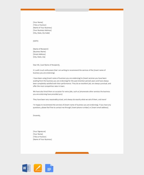 printable business endorsement letter1