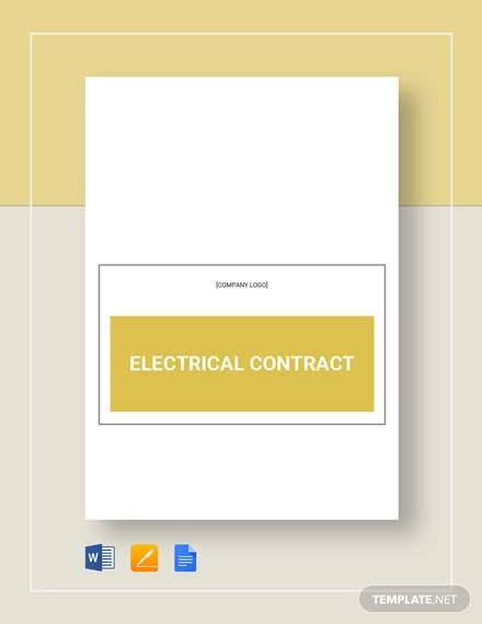electric contract