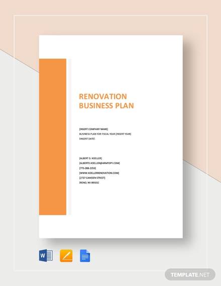 FREE 12 Sample Professional Business Plan Templates In PDF MS Word 