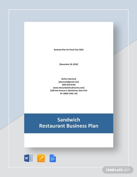 sandwich restaurant business