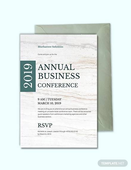 business conference invitation