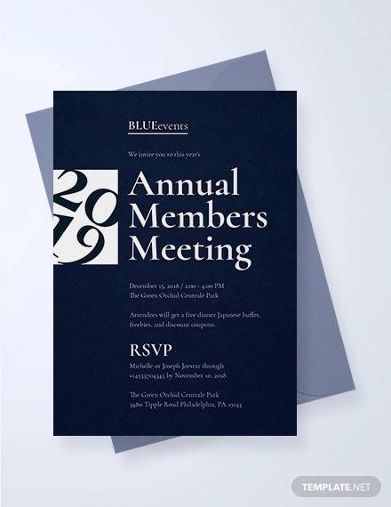 business meeting invitation