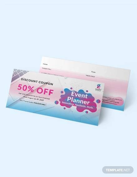 event planner coupon