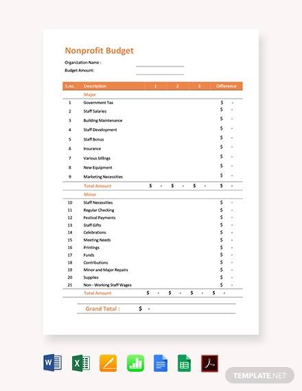 FREE Non Profit Templates & Examples - Download in Word, Google