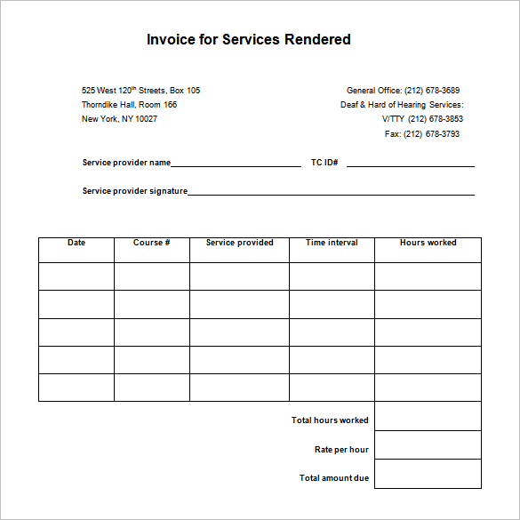 Good Will Receipt Template