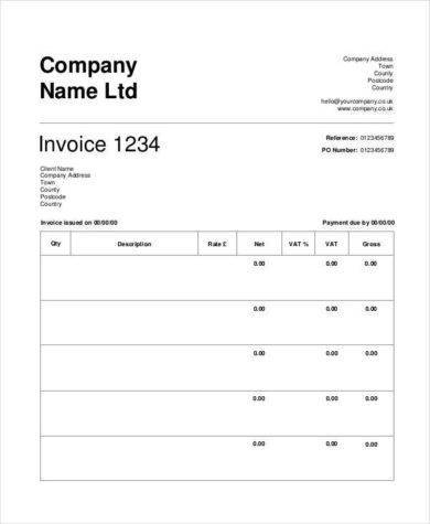 simple construction company receipt template