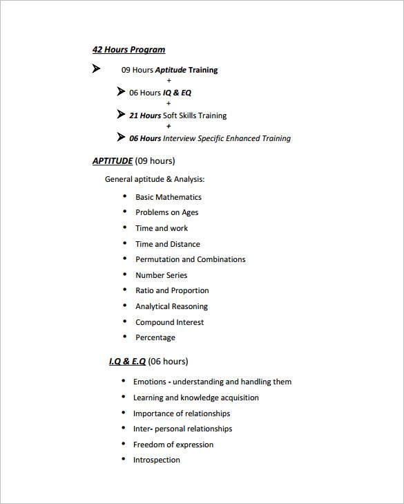 soft skills training proposal template