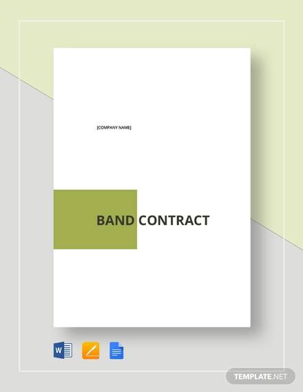 band contract