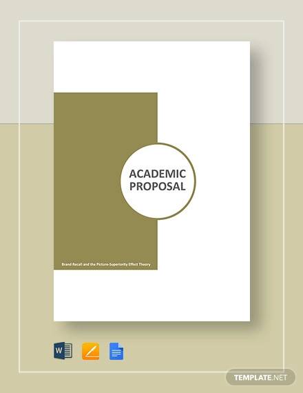 academic proposal template