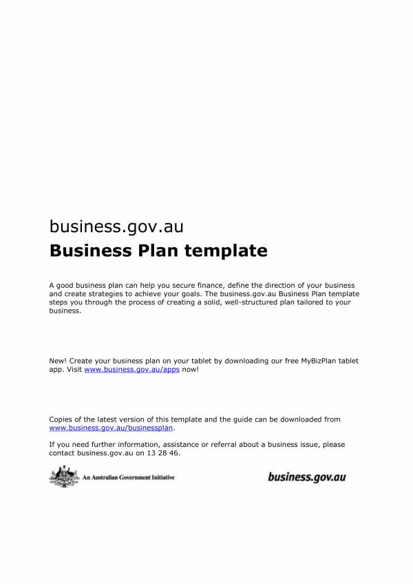 blank botique business plan template 01