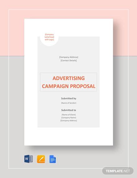 campaign proposal template