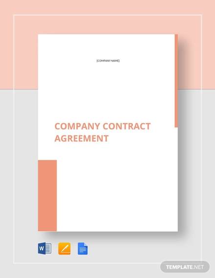 company contract agreement 