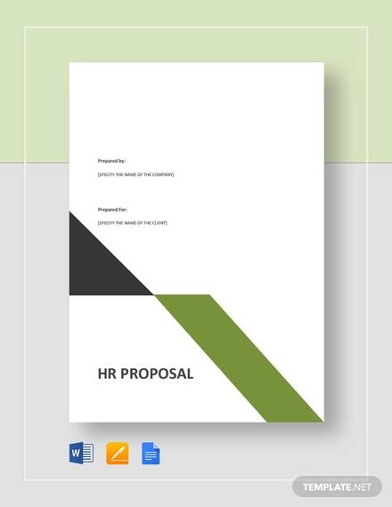 FREE 11 Sample HR Proposals In MS Word PDF Pages Google Docs