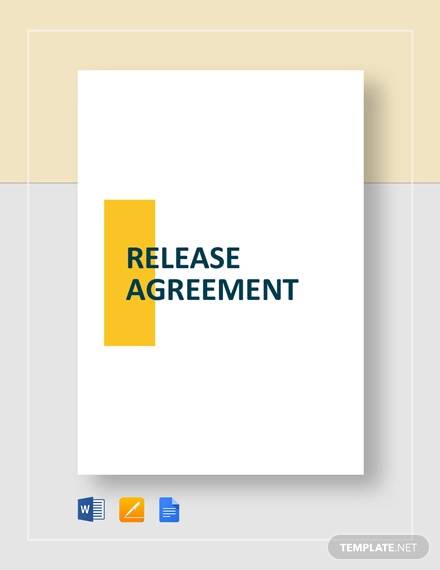 release agreement template