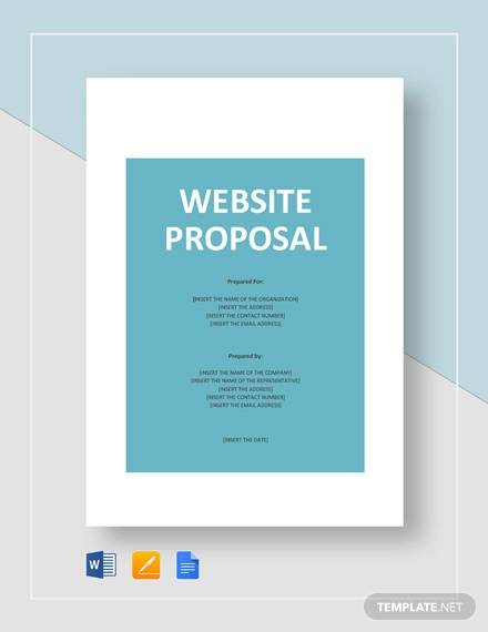 website proposal template