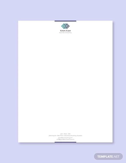 FREE 13 Sample Professional Letterheads in AI InDesign MS