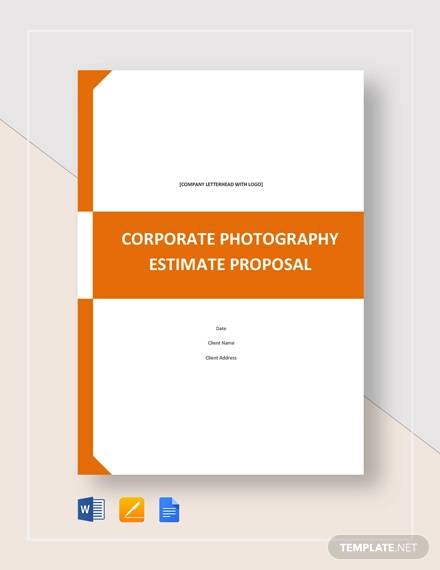 estimate proposal template