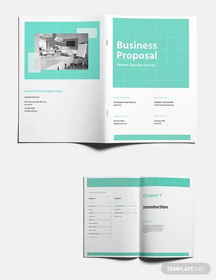 free cleaning business proposal template