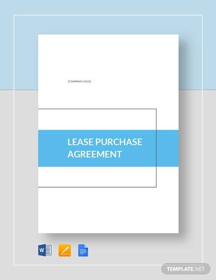 lease purchase agreement template