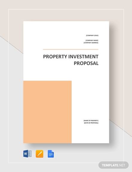 property investment proposal template1