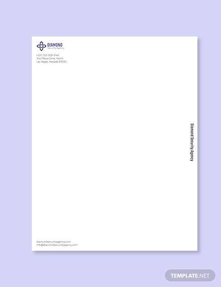 sample of company letter headed paper