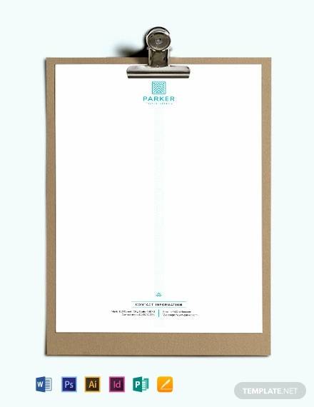 FREE 20 Letterhead Samples In Illustrator InDesign MS Word Pages 