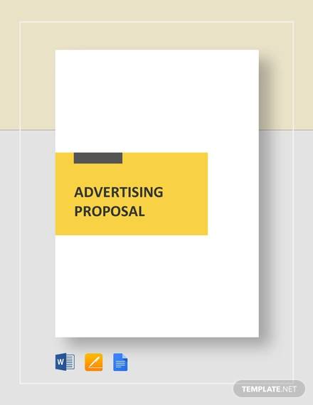 advertising agency proposal template