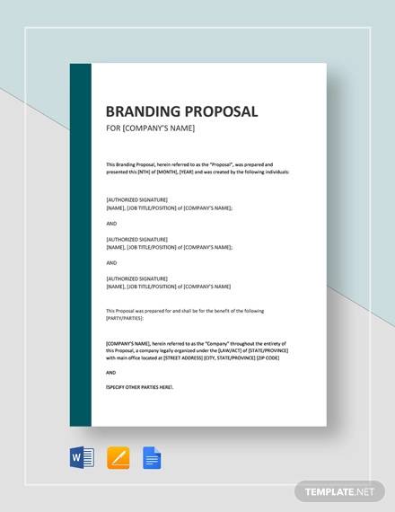 branding proposal template