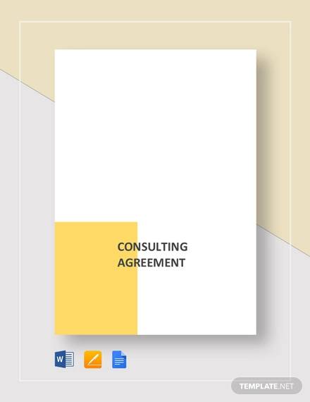 consulting agreement template